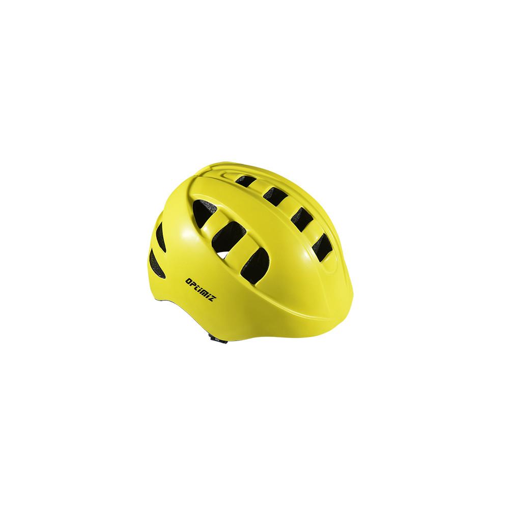 Casque VTT O200 enfant jaune mat Optimiz