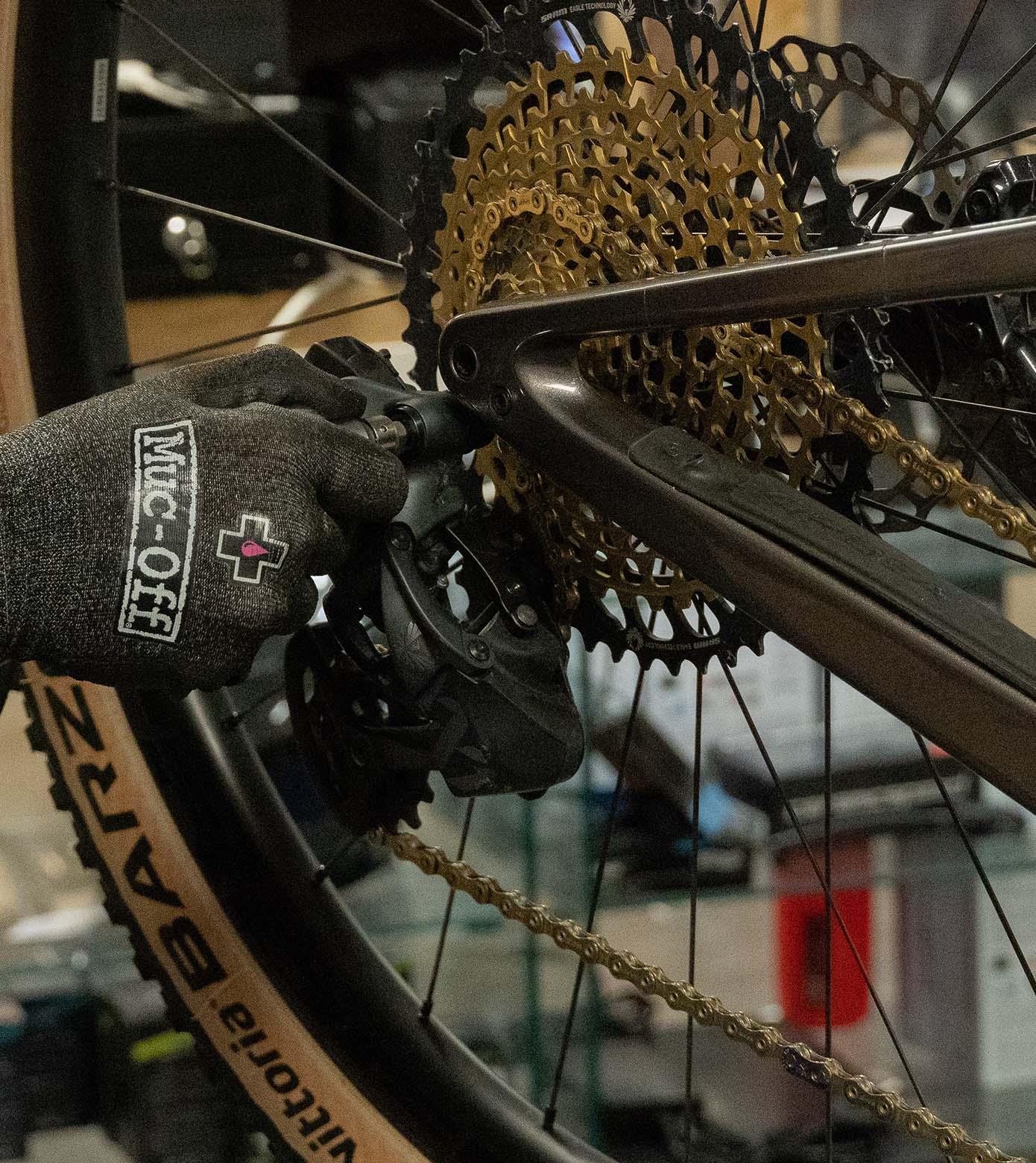 Retouche chaine derailleur